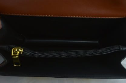Designer sling sequenced brown owl face handbag