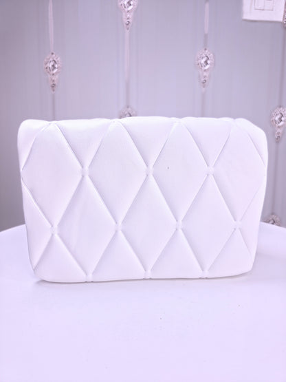 Medium sized soft quilted handbag