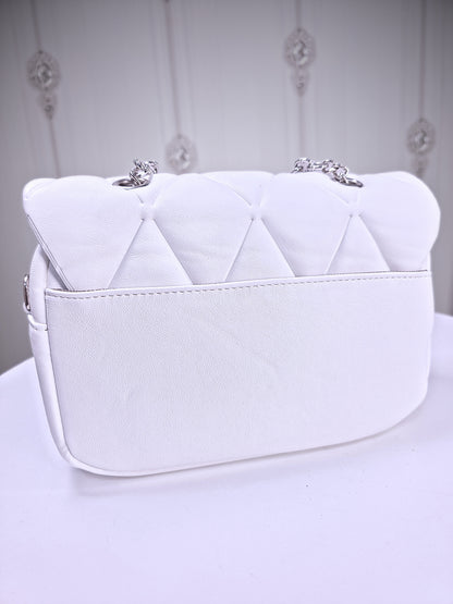 Medium sized soft quilted handbag