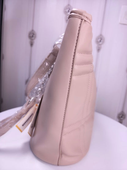Leather  big sized handbag cum sling