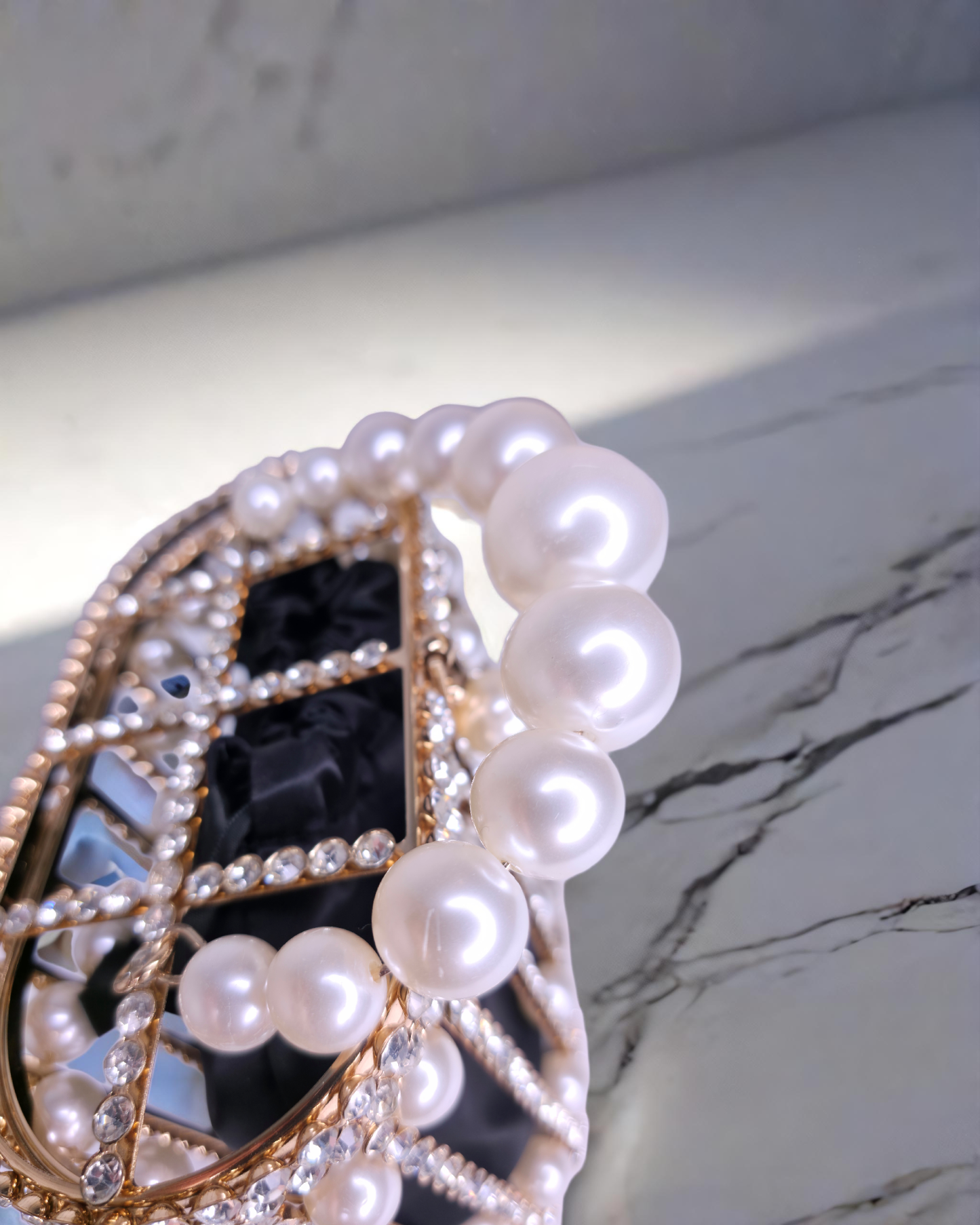 Bridal Metallic frame designer Potli  cage