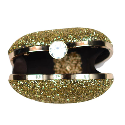 Glitter Heart Shape Valentine Clutch