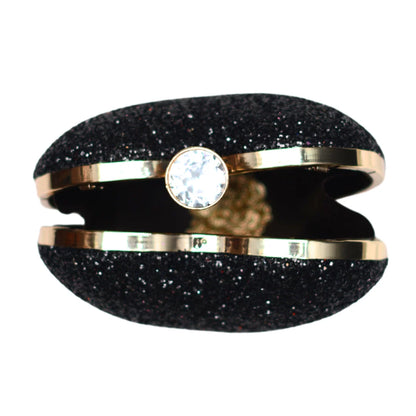 Glitter Heart Shape Valentine Clutch