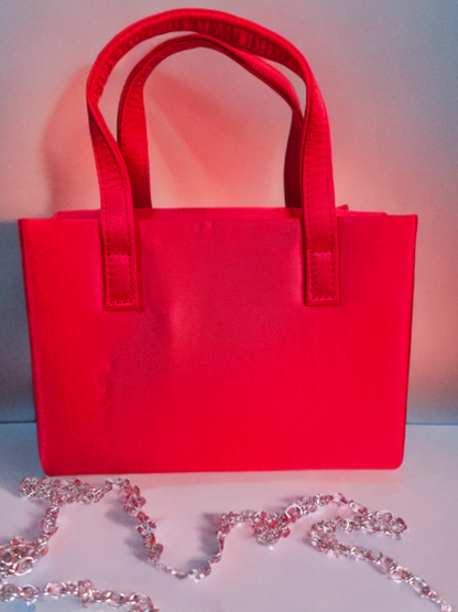 Pearl Embellished Bow bag
