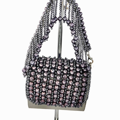 Mini pearl bag with tessle
