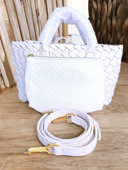 Urban Chic Leather handbag with pouch inside