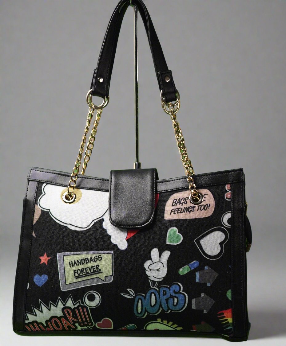 Funky tote bag