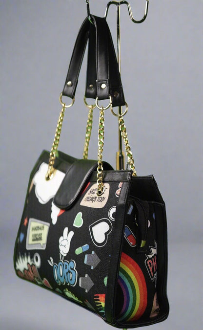 Funky tote bag