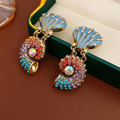Mermaid Core Seashell Pearl Statement Jewelry Set